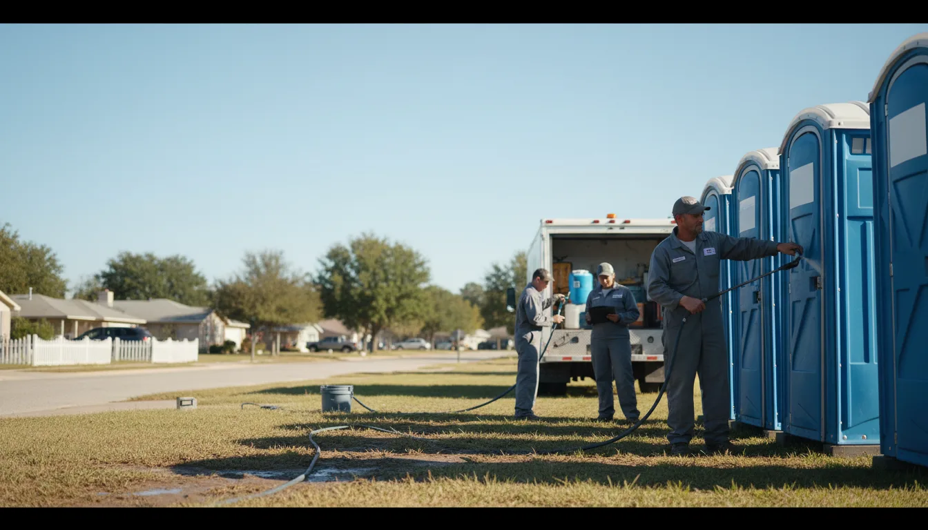 Long-Term Portable Toilet Rental in Goodfellow Afb, TX near me